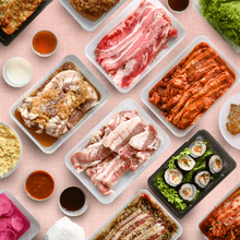Load image into Gallery viewer, Pork &amp; Beef KBBQ Party Kit (4 Pax)
